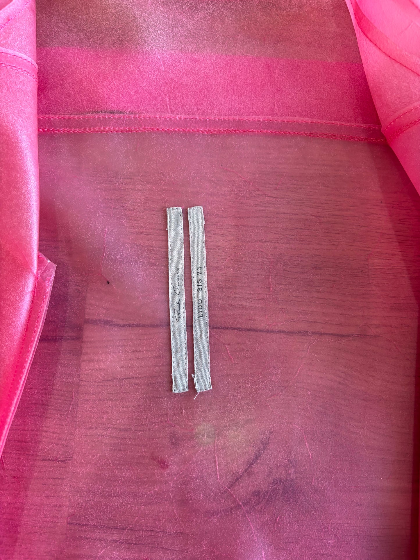 Rick Owens Sample Apparition Fogpocket Outershirt SZ 40