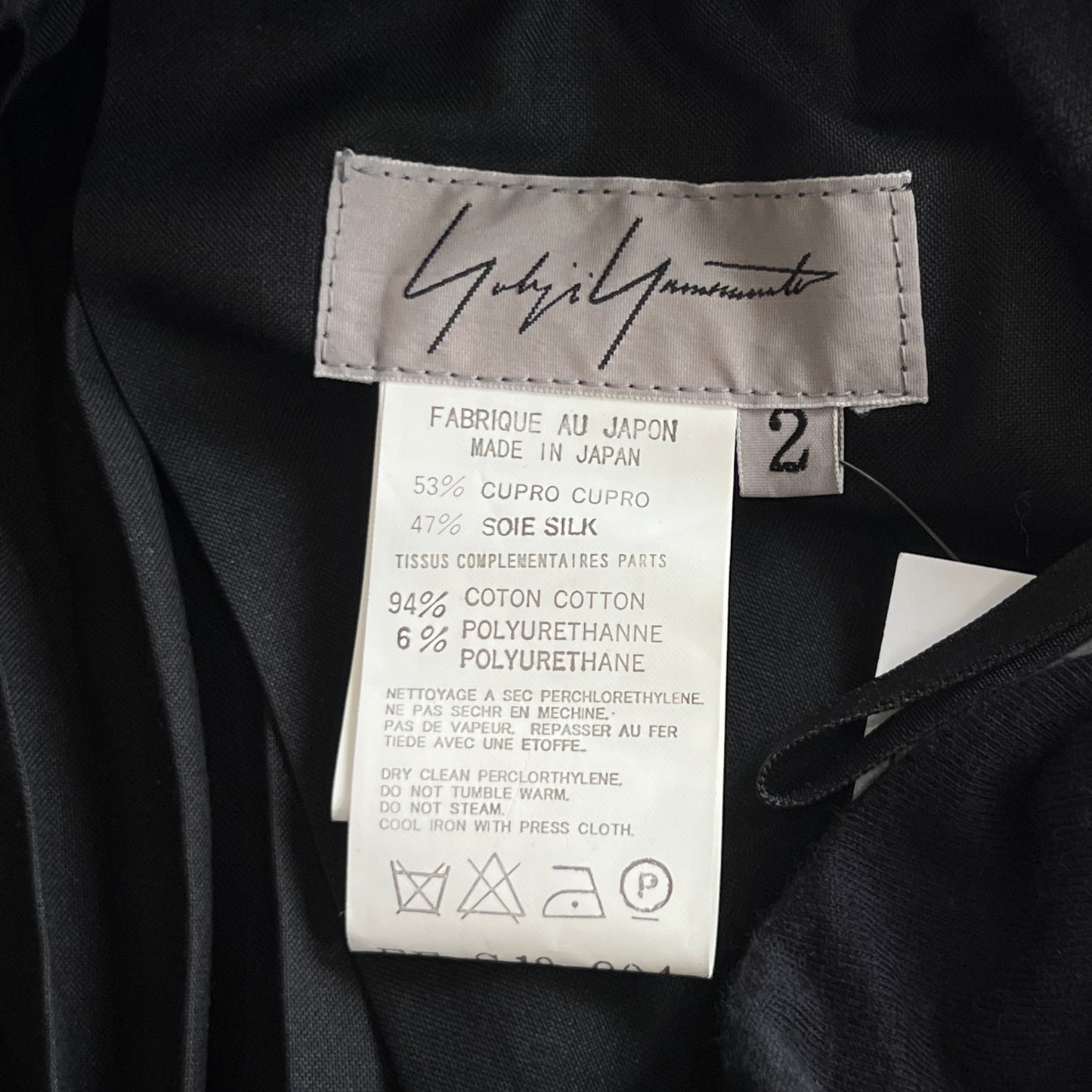 Yohji Yamamoto Pleated Skirt SZ 2