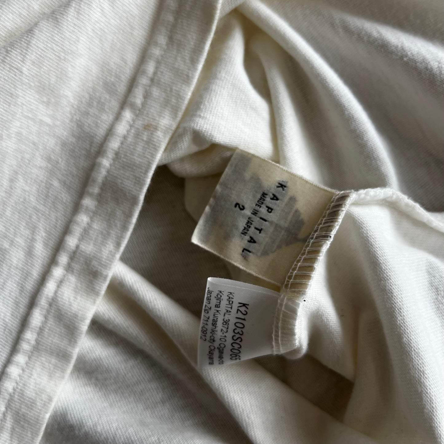 Kapital 'Wash Max' Ringer T-Shirt SZ 2