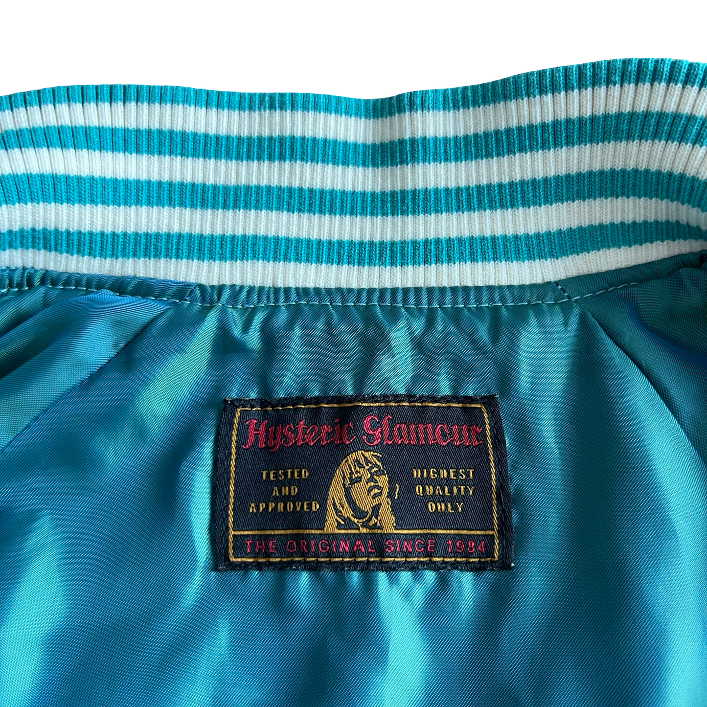 Hysteric Glamour ‘Las Vegas’ Turquoise Souvenir Jacket SZ Small