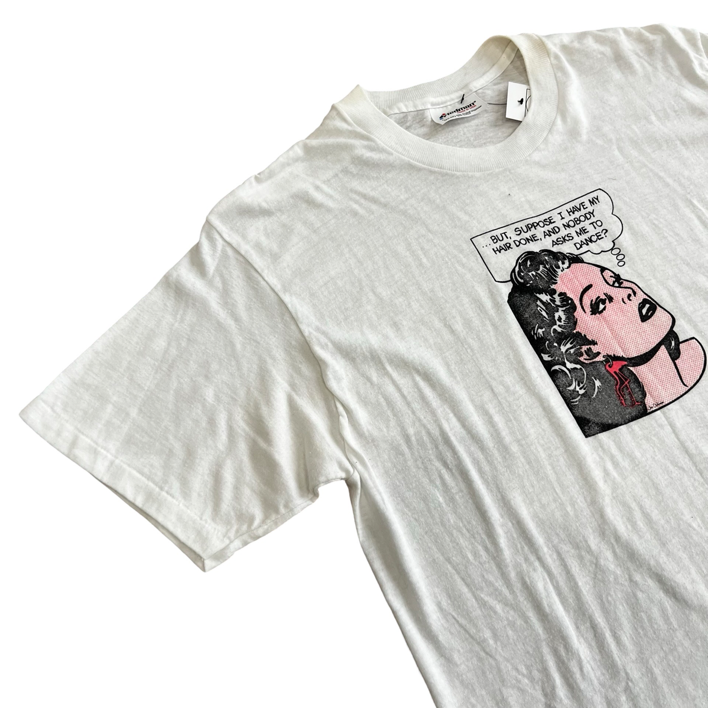 Vintage Pop Art Asks me to Dance T-Shirt SZ L