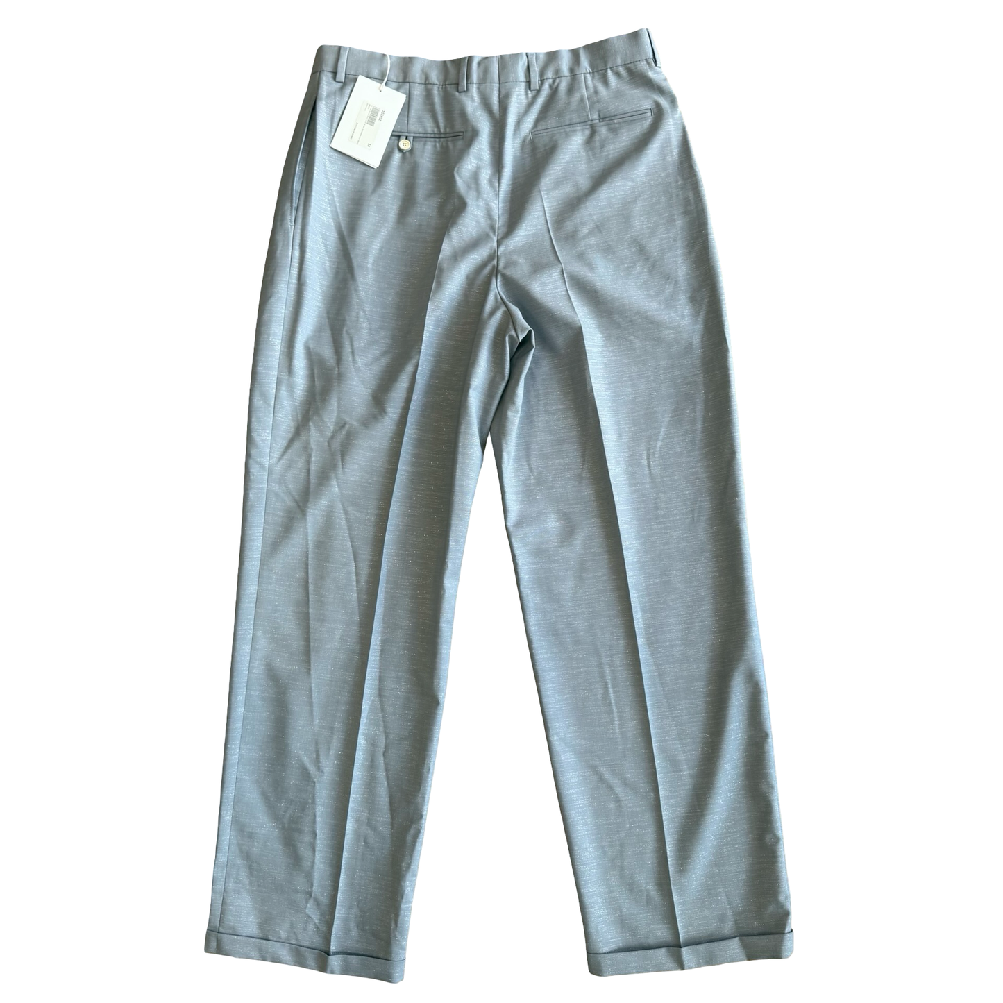 Acne Studios Dusty Blue Glitter Trousers SZ 54