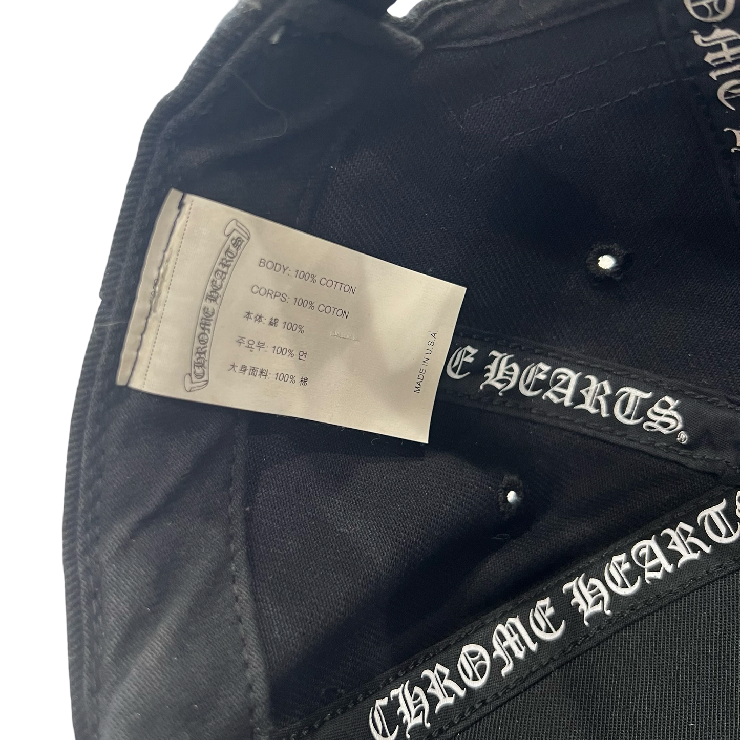Chrome Hearts Embroidered Cross Hat