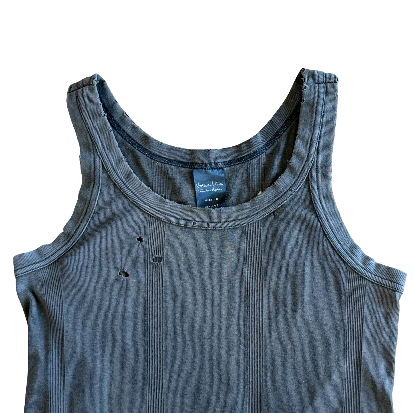 Number (N)ine Distressed Tank-top SS06 SZ 2