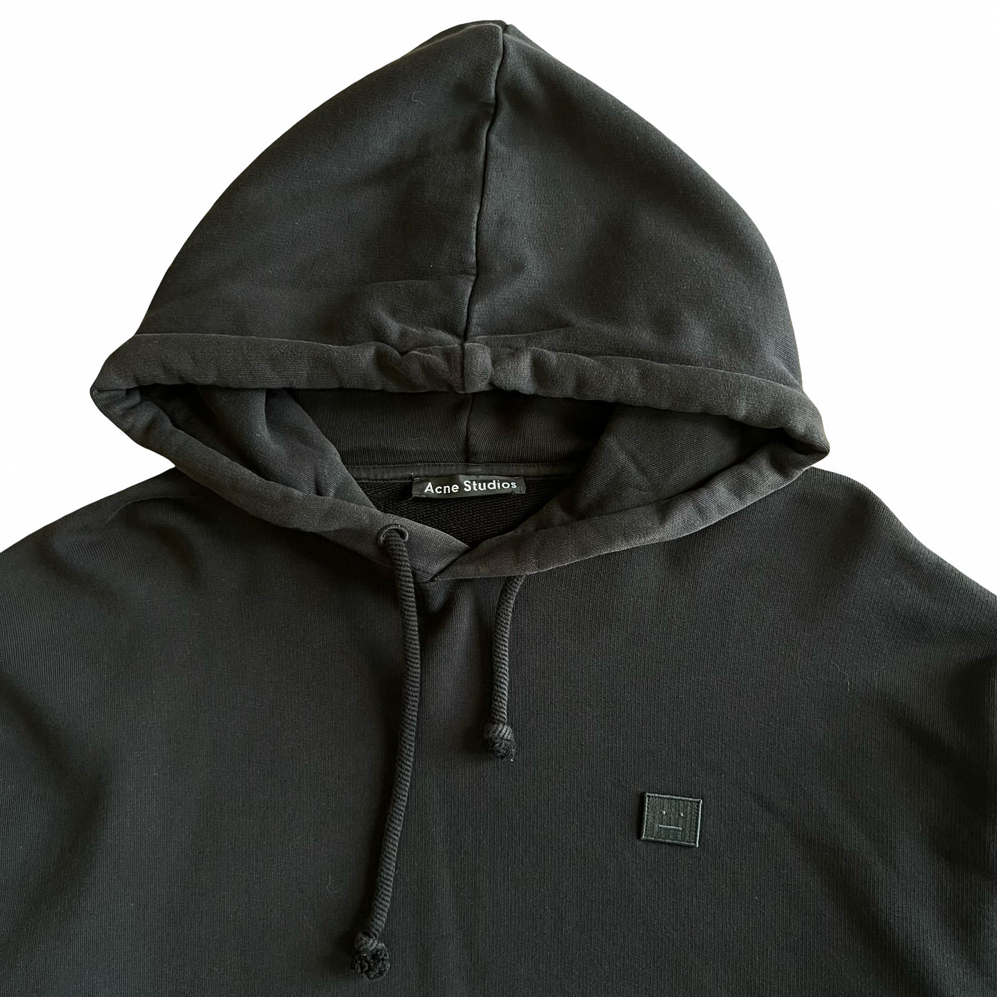 Acne Studios Black Logo Patch Hoodie SZ M