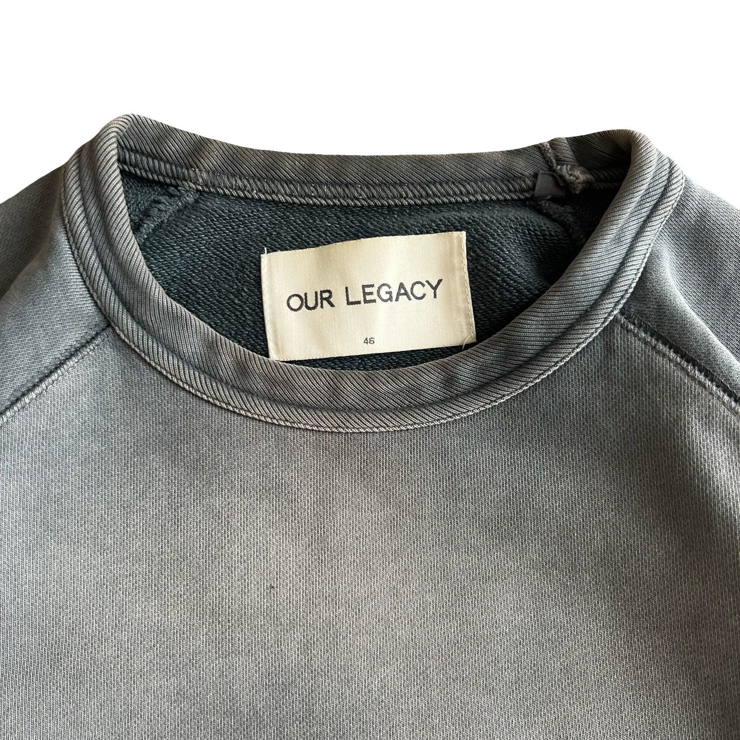 Our Legacy Sun Faded ‘Experienced’ Sweatshirt AW15 SZ 46