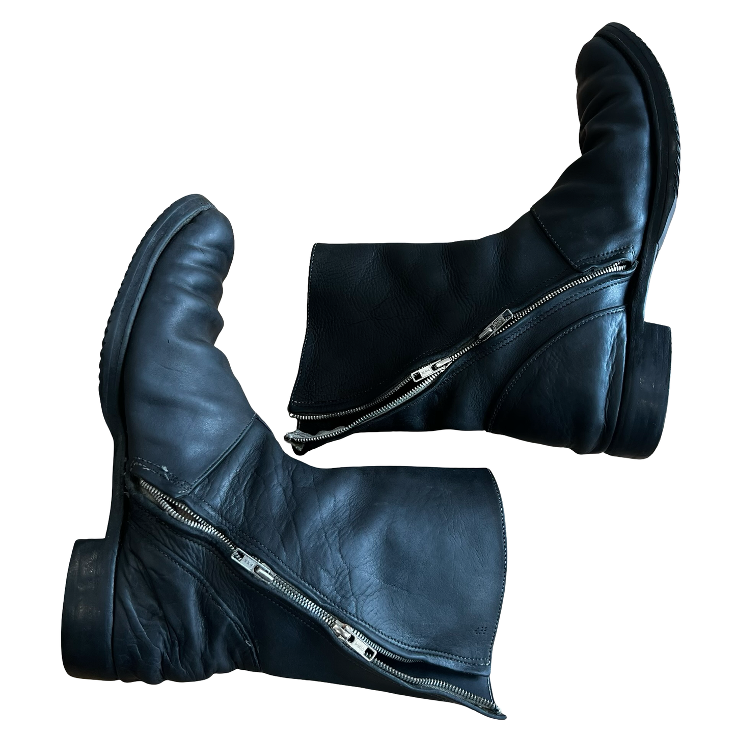 Carol Christian Poell Side Zip Boots CCP Sz 11