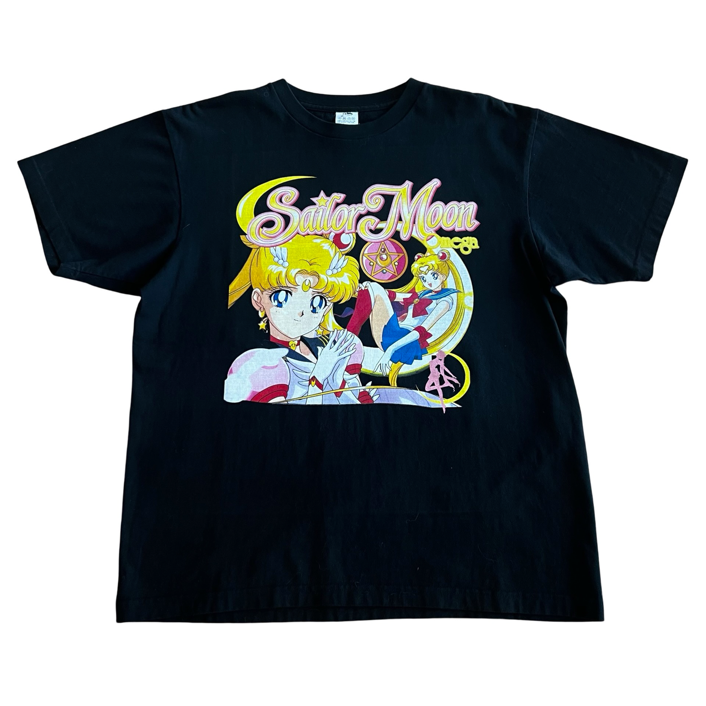 Vintage Y2K Sailor Moon Omega T-Shirt SZ L