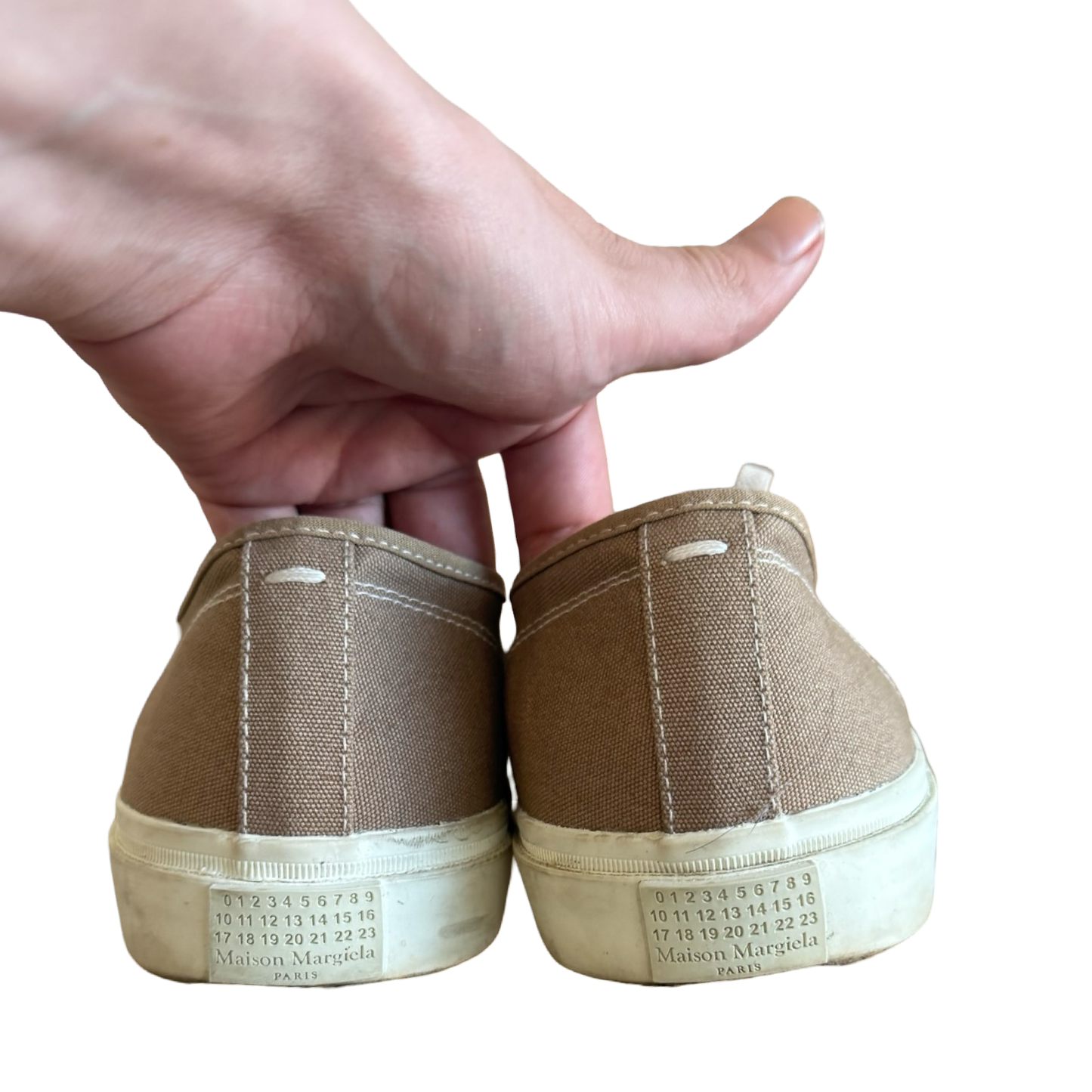 Margiela Canvas Tabi Sneakers Sz 43.5