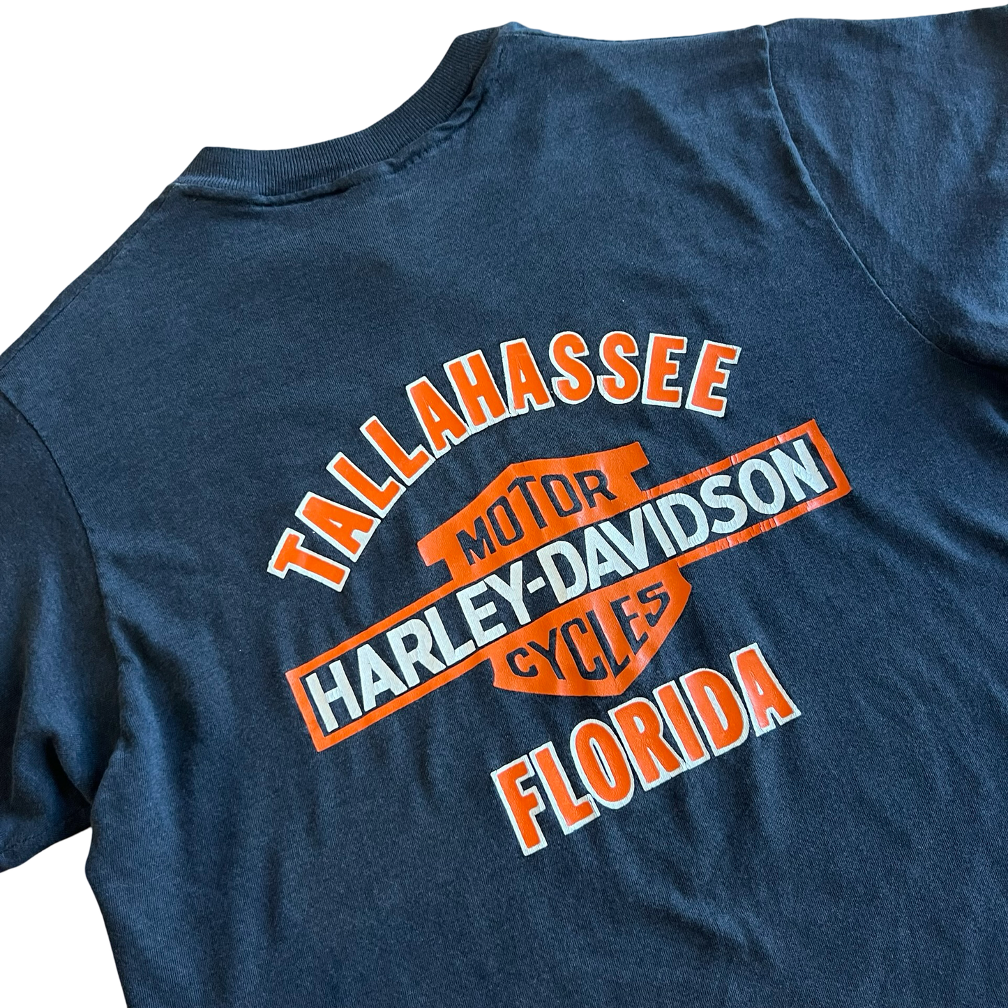 Vintage 70/80s Harley Davidson V Engine Florida Shirt SZ M