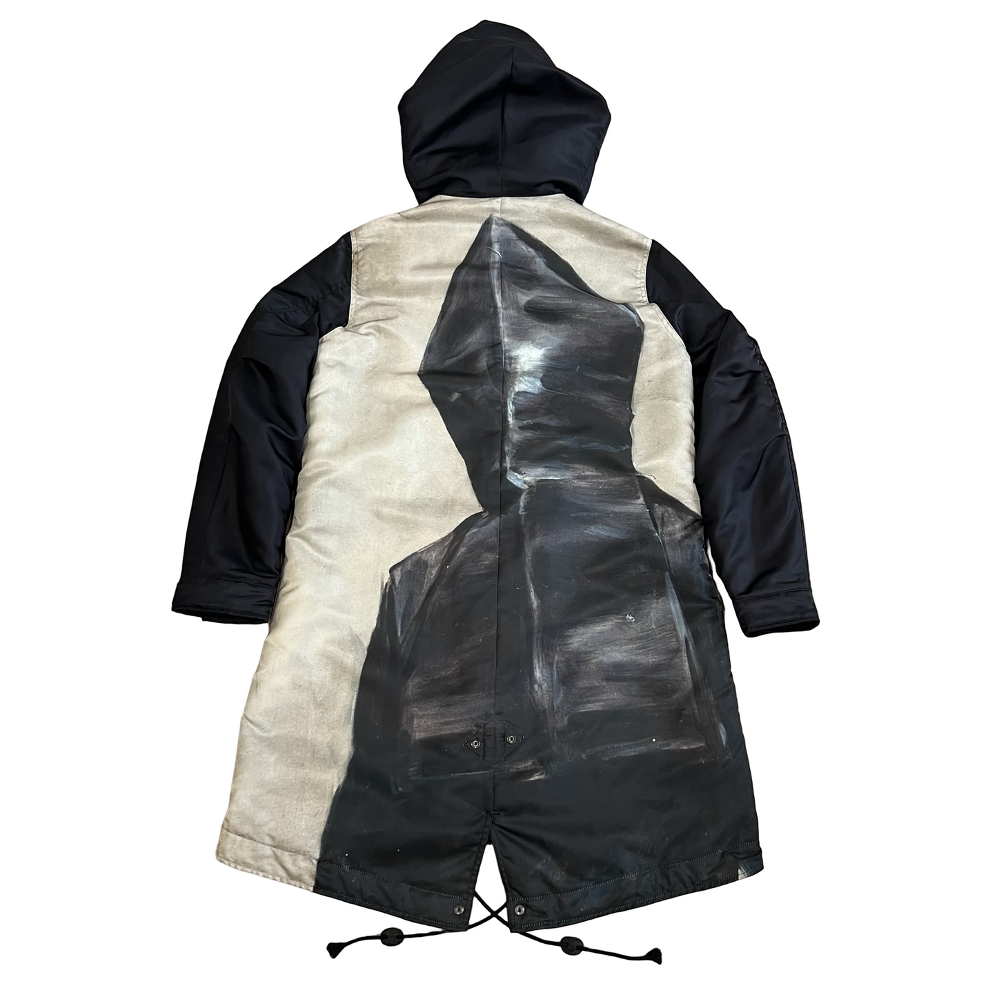 Undercover Michael Borremans Black Mould Parka AW16 SZ 3