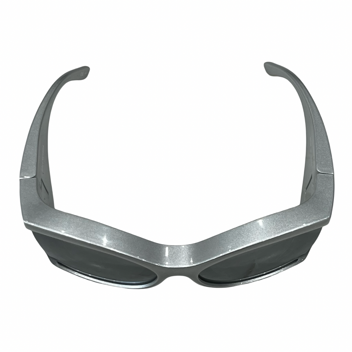 Balenciaga Silver Shield 'Void Butterfly' Sunglasses
