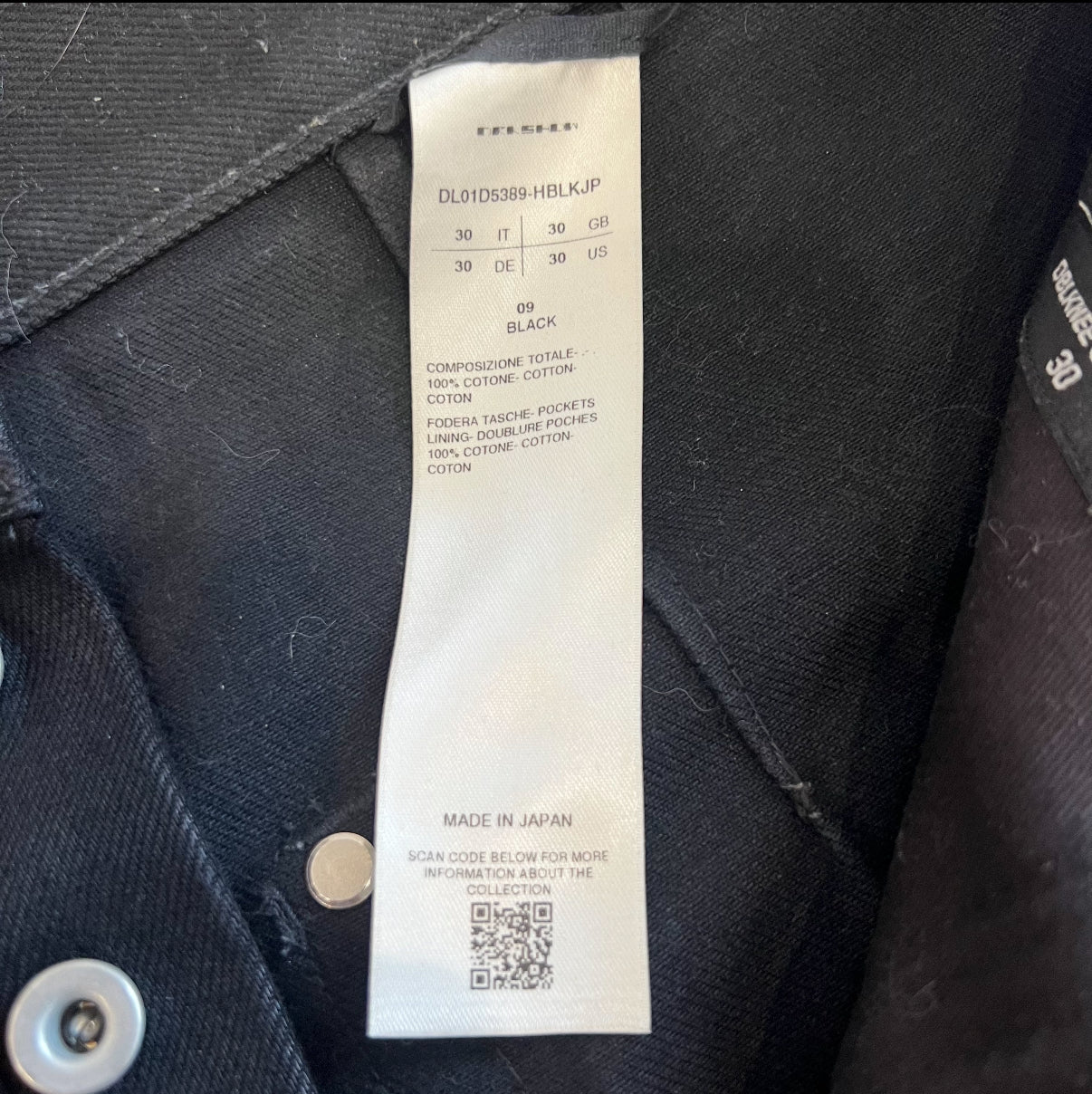 Rick Owens MIJ Double Knee Geth Denim SZ 30