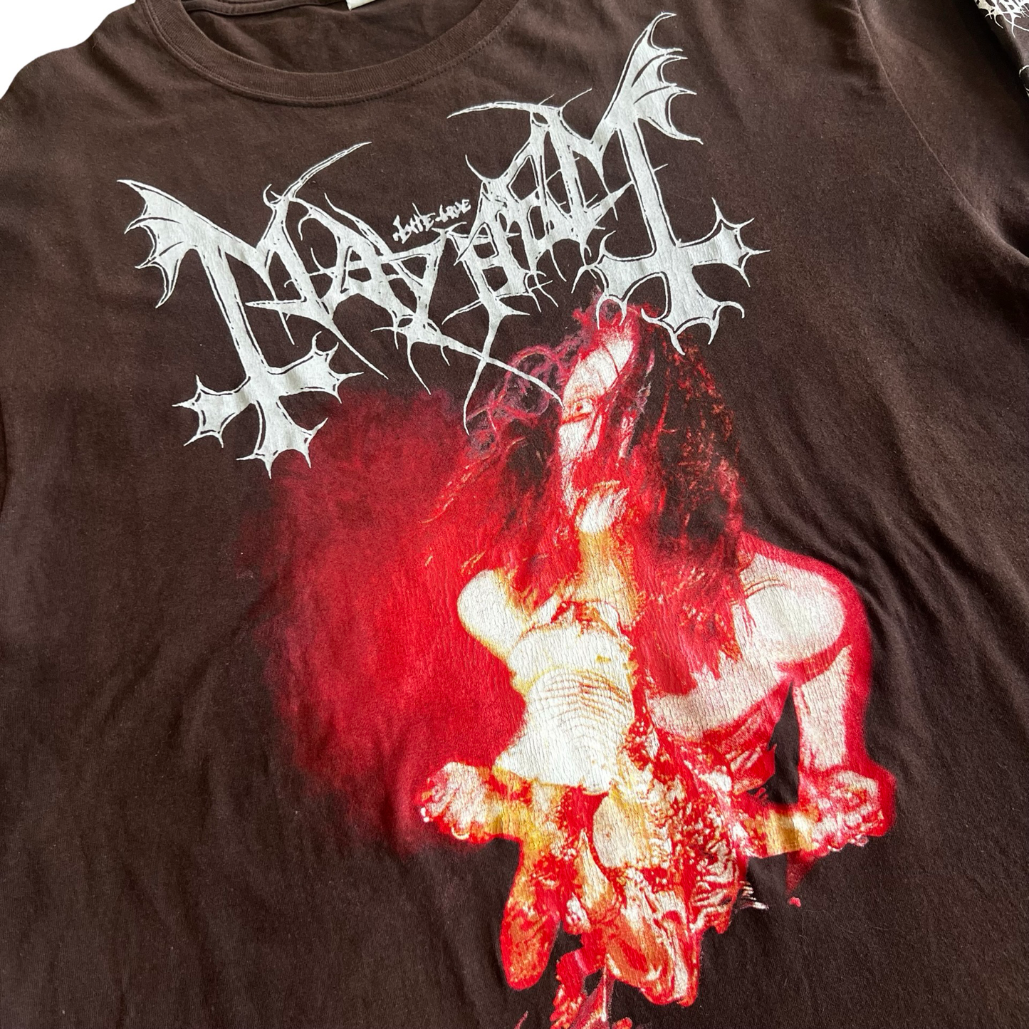 Vintage 1998 Mayhem Tour Dead Photo Long Sleeve T-Shirt SZ XL