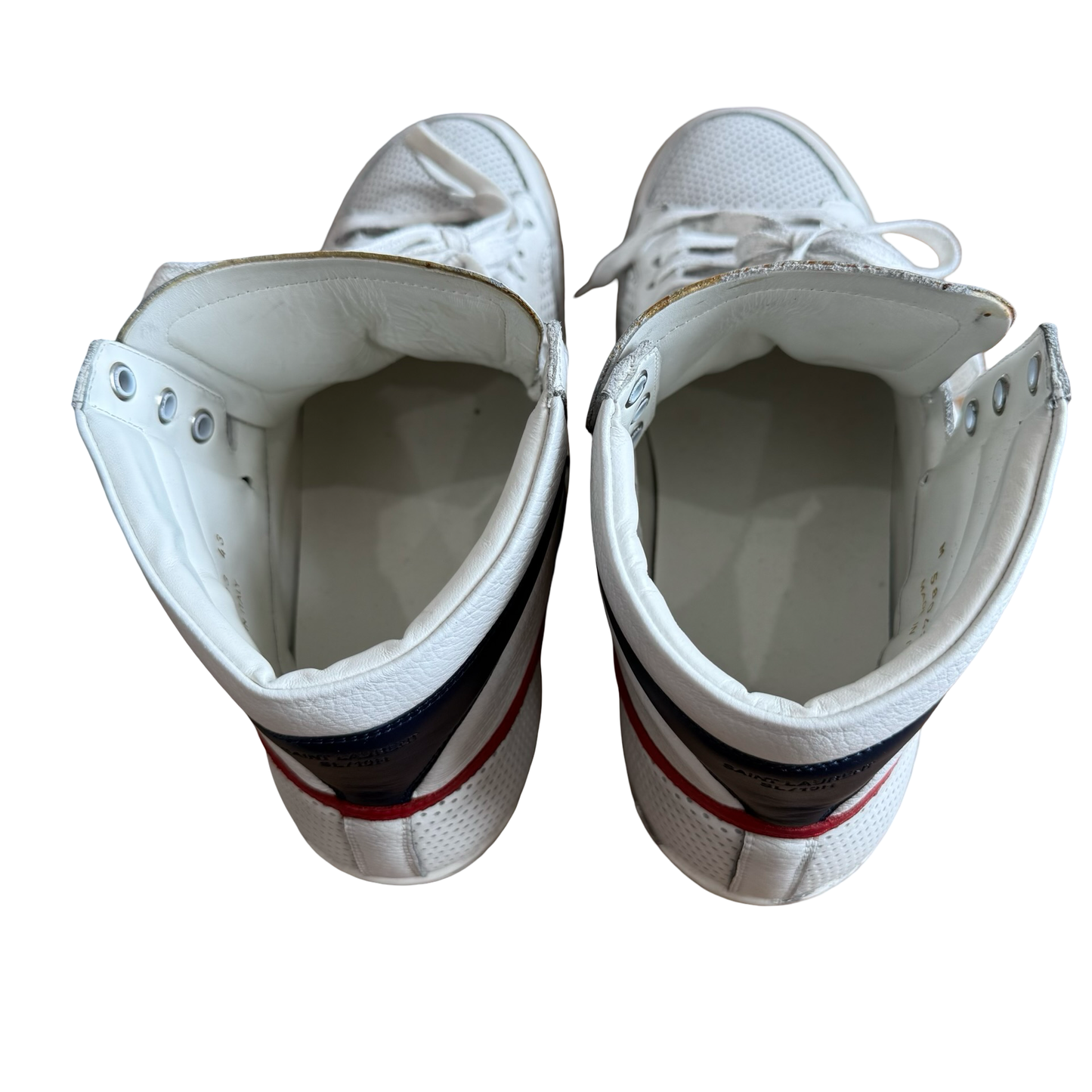 Saint Laurent SL10h Perforated Sneakers SZ 43