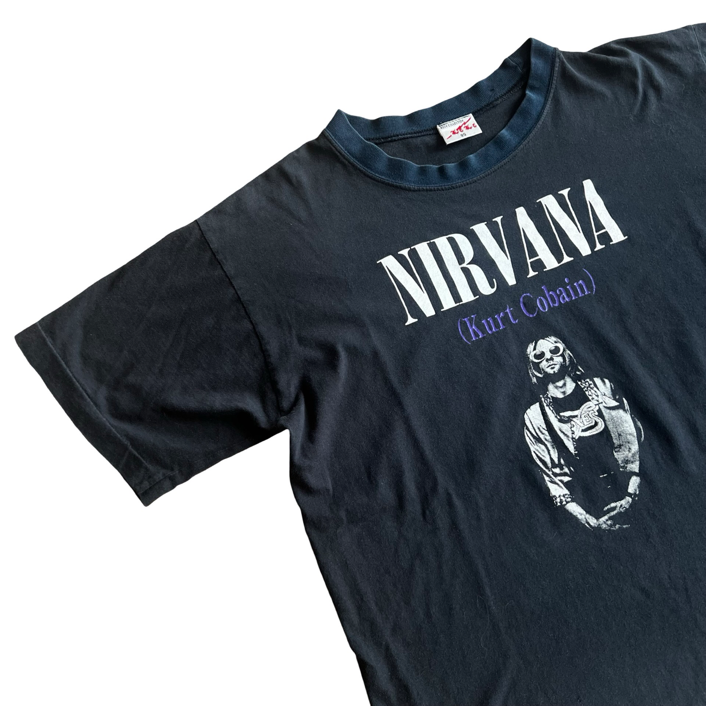Vintage 90s Nirvana Kurt Cobain Bootleg T-Shirt SZ M/L