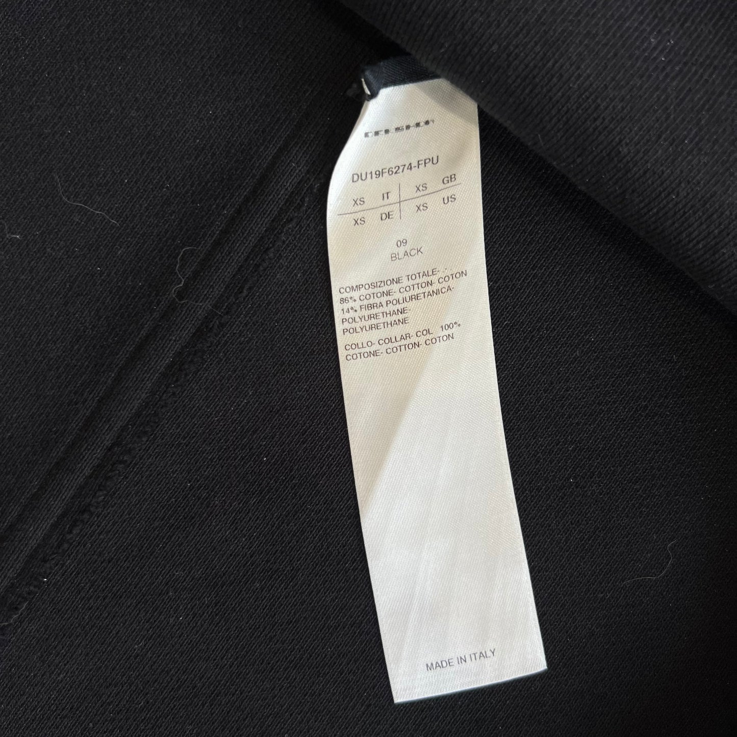Rick Owens Coated Cotton Jumbo T-shirt SZ XS