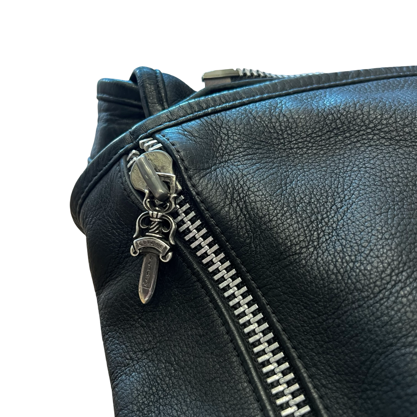Chrome Hearts Gunslinger Leather Messenger Bag
