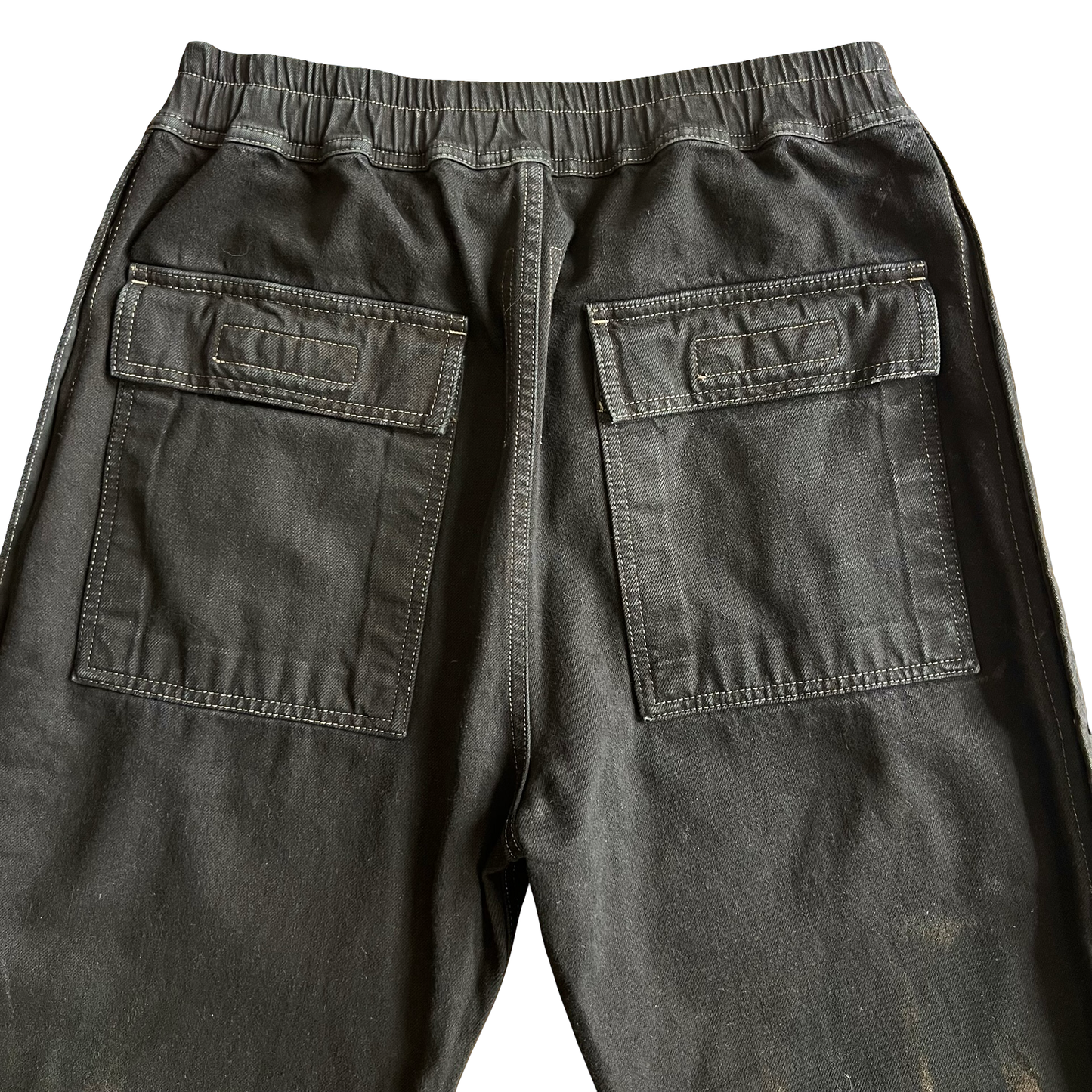 Rick Owens Black Terra Pusher Pants SZ L