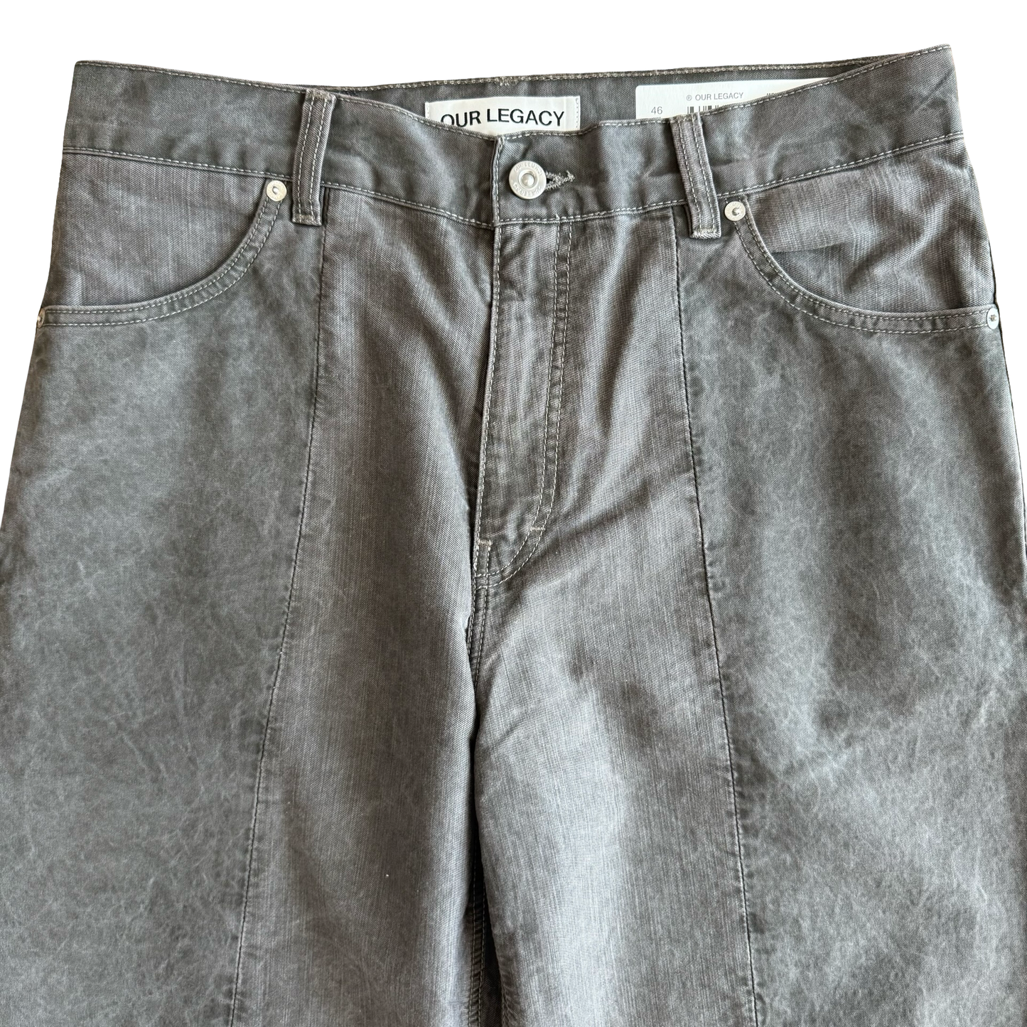 Our Legacy Grey Fatigue Cut Jeans SZ 46/32