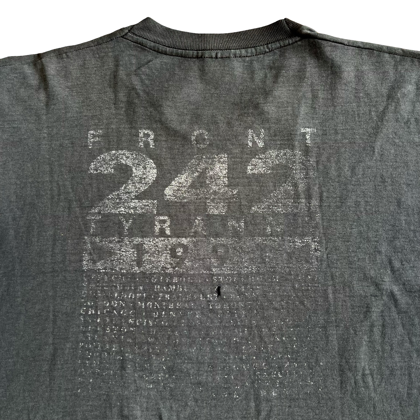 Vintage Front 242 "Tyranny" Band T-Shirt SZ XL
