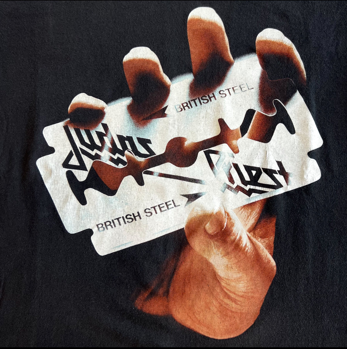 Vintage 90s Judas Priest British Steel T-Shirt SZ L