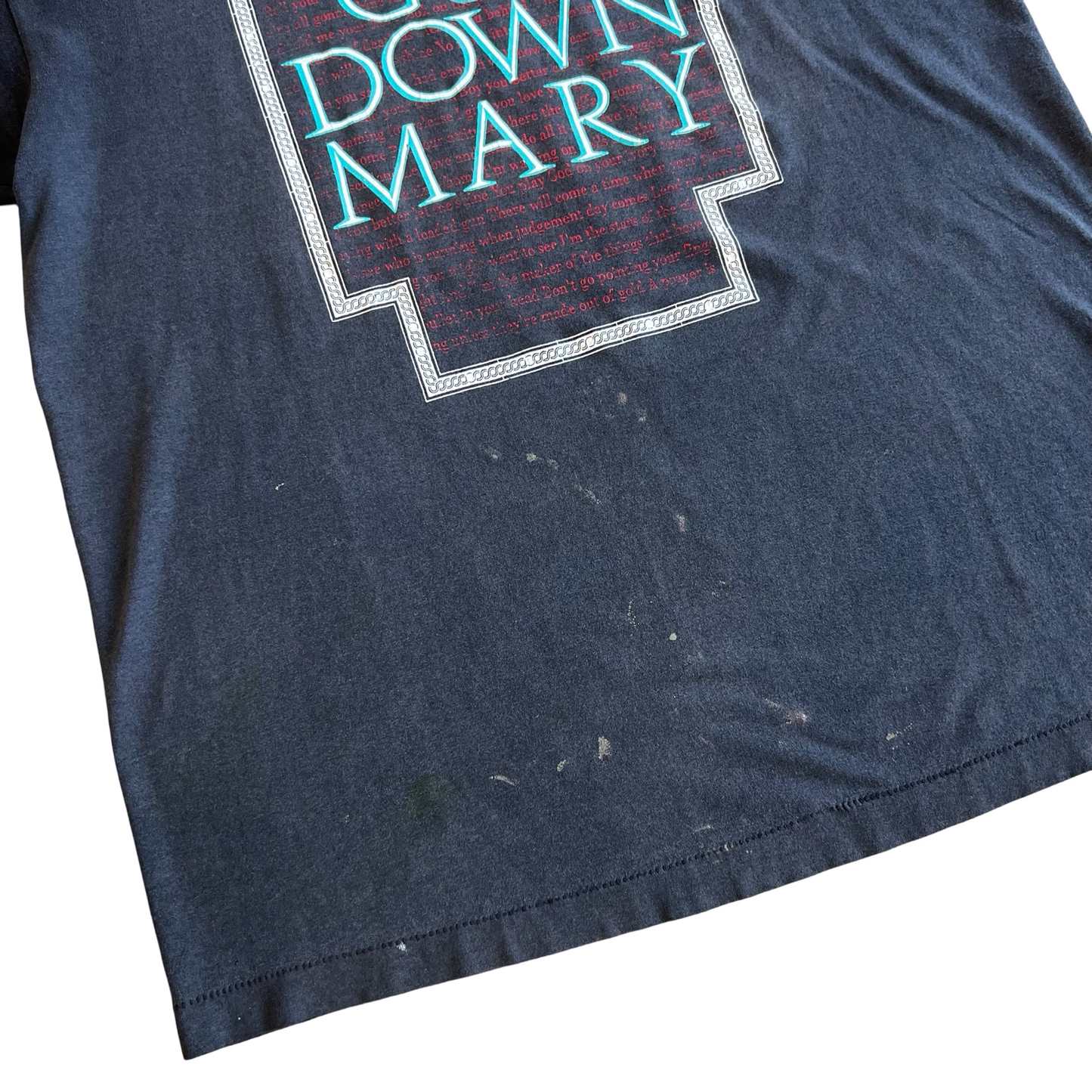 Vintage 1992 Gun Down Mary Punk Metal Obscure T-Shirt SZ XL