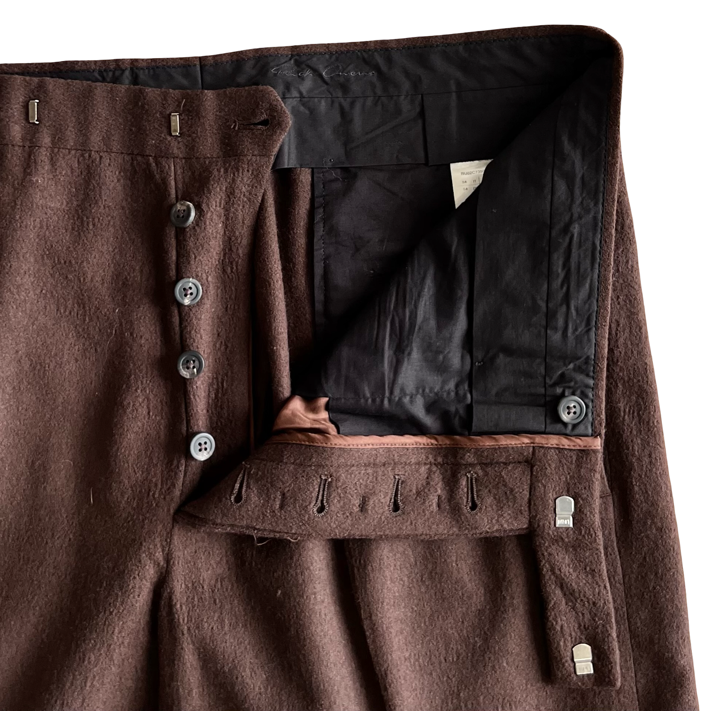Rick Owens Flared Trouser Sz 54