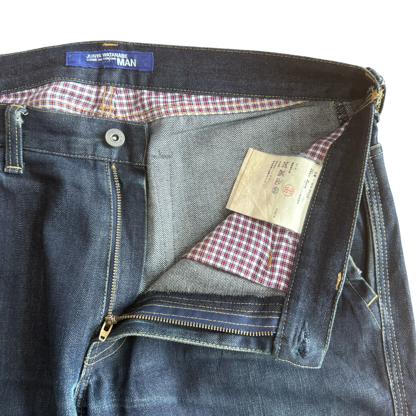 Junya Watanabe Faux Snakeskin Pocket Jeans Sz Large