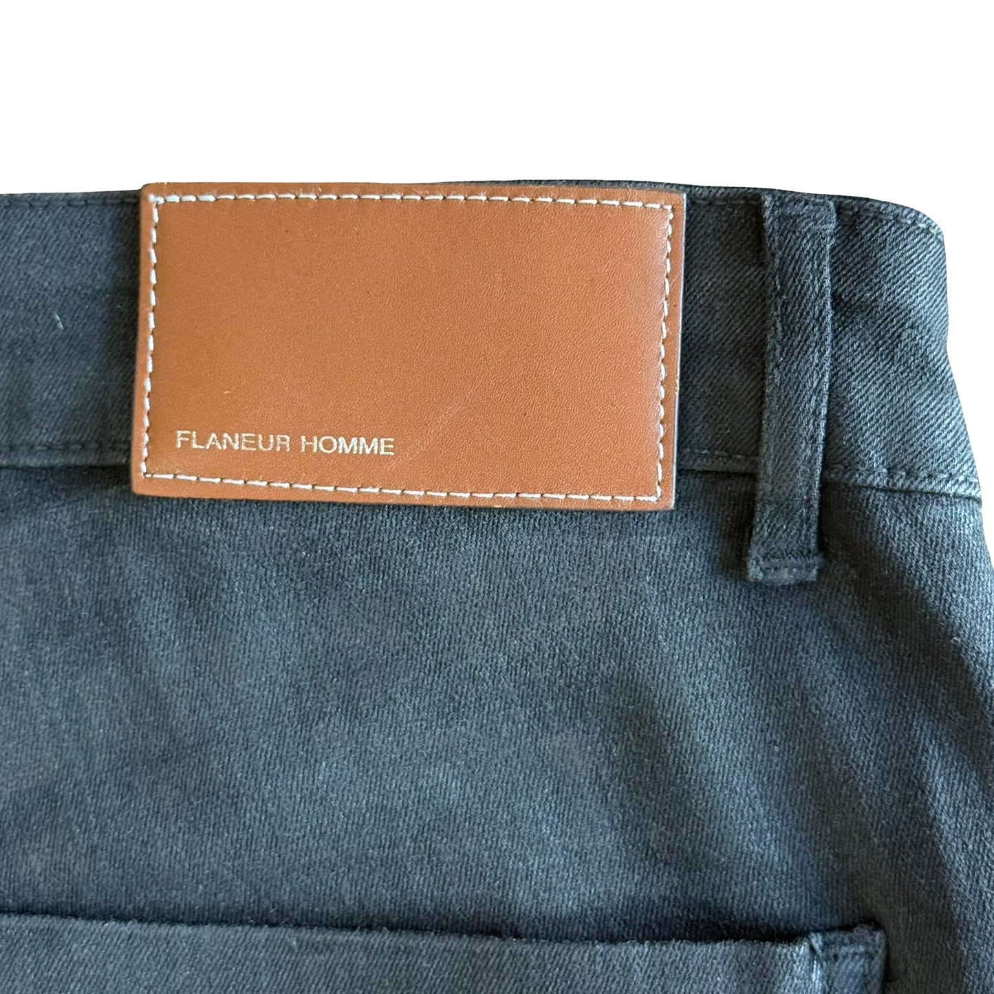 Flaneur Homme Waxed Bootcut Carpenter Denim SZ 36