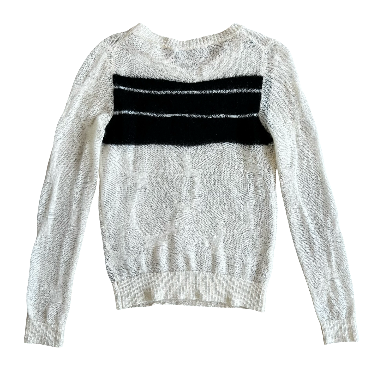 Dior Homme White ‘Navigate’ AW07 Sweater SZ Small