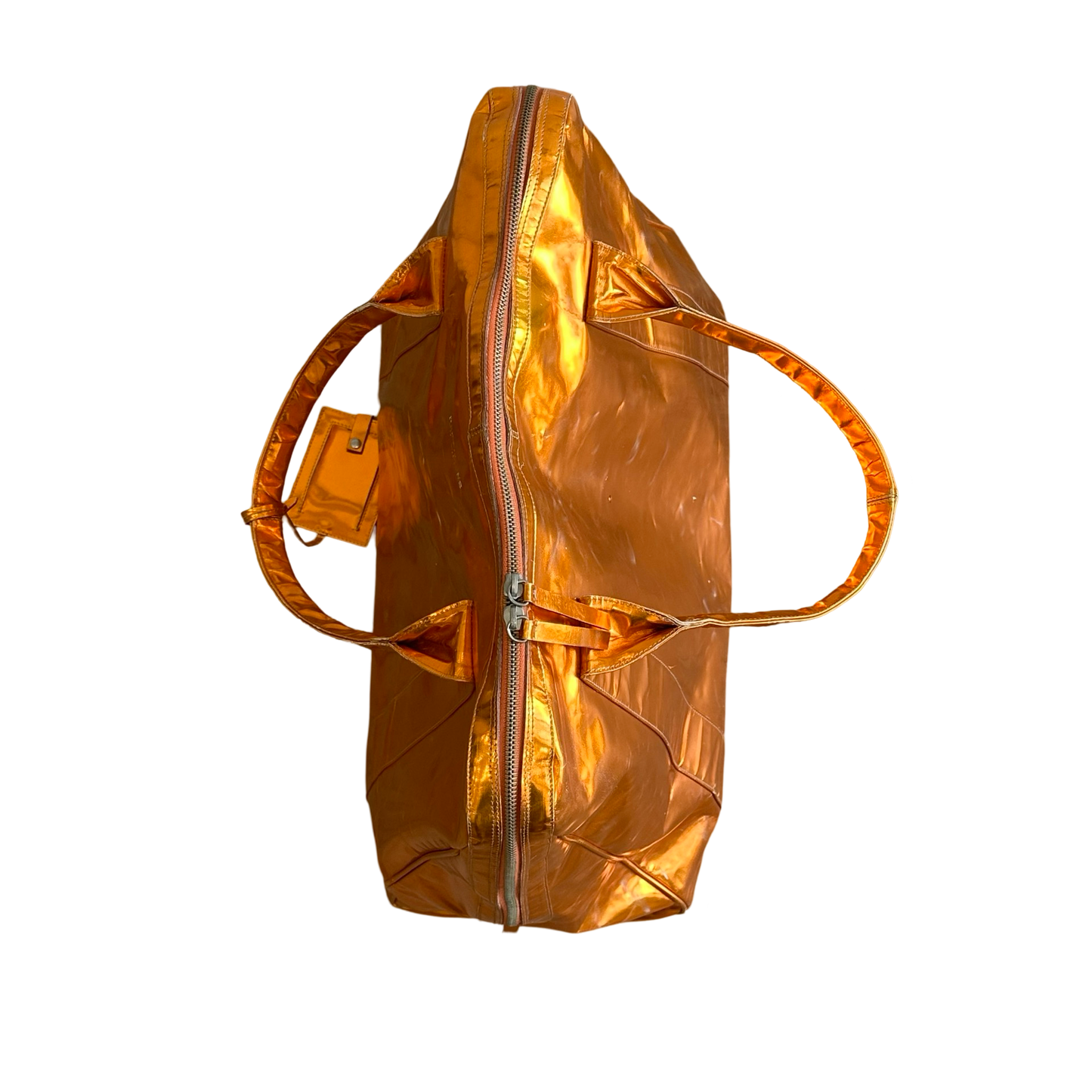 Raf Simon SS09 Orange Metallic Leather Bag