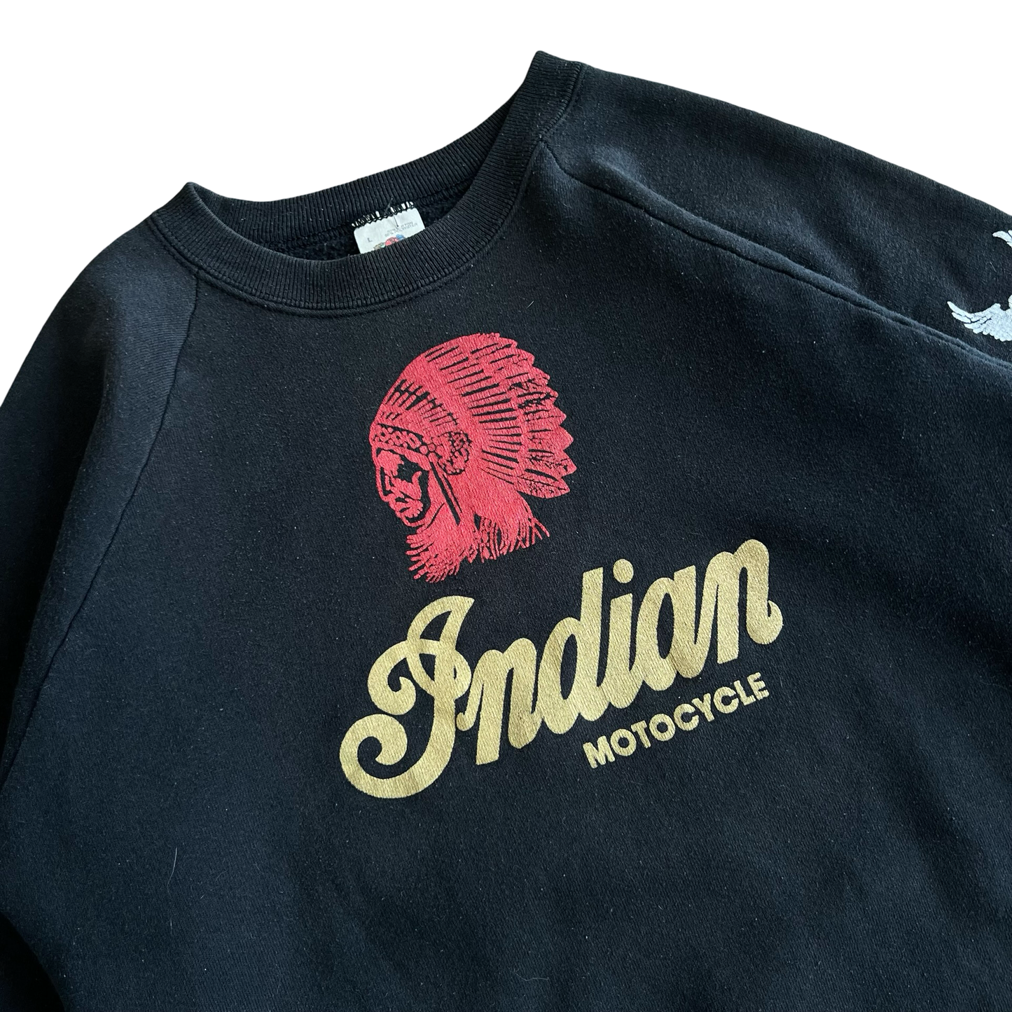 Vintage Indian Motorcycle Crewneck Sweatshirt SZ L