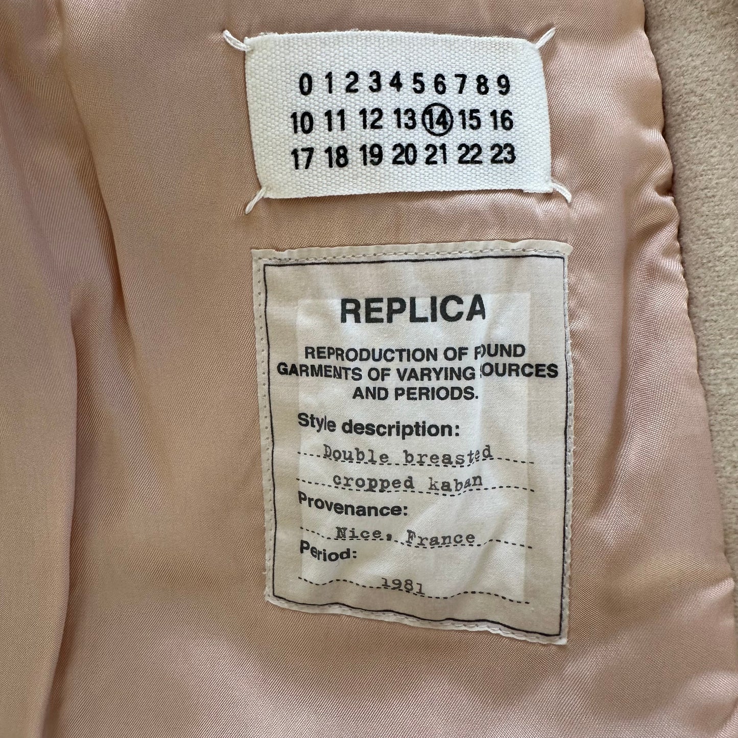 Martin Margiela AW07 Double Breasted Kaban Sz 46