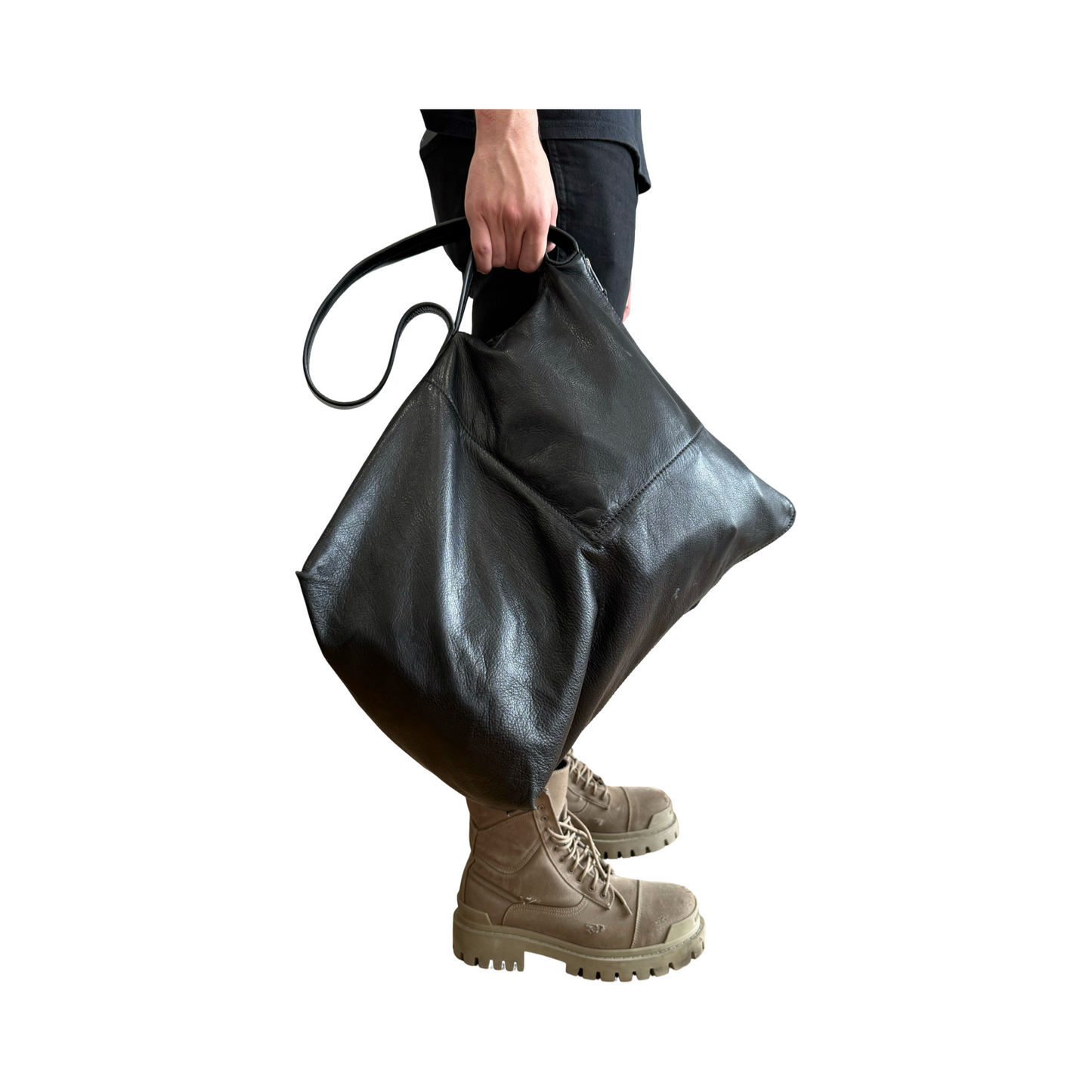 Rick Owens Deer Leather Bag SS16