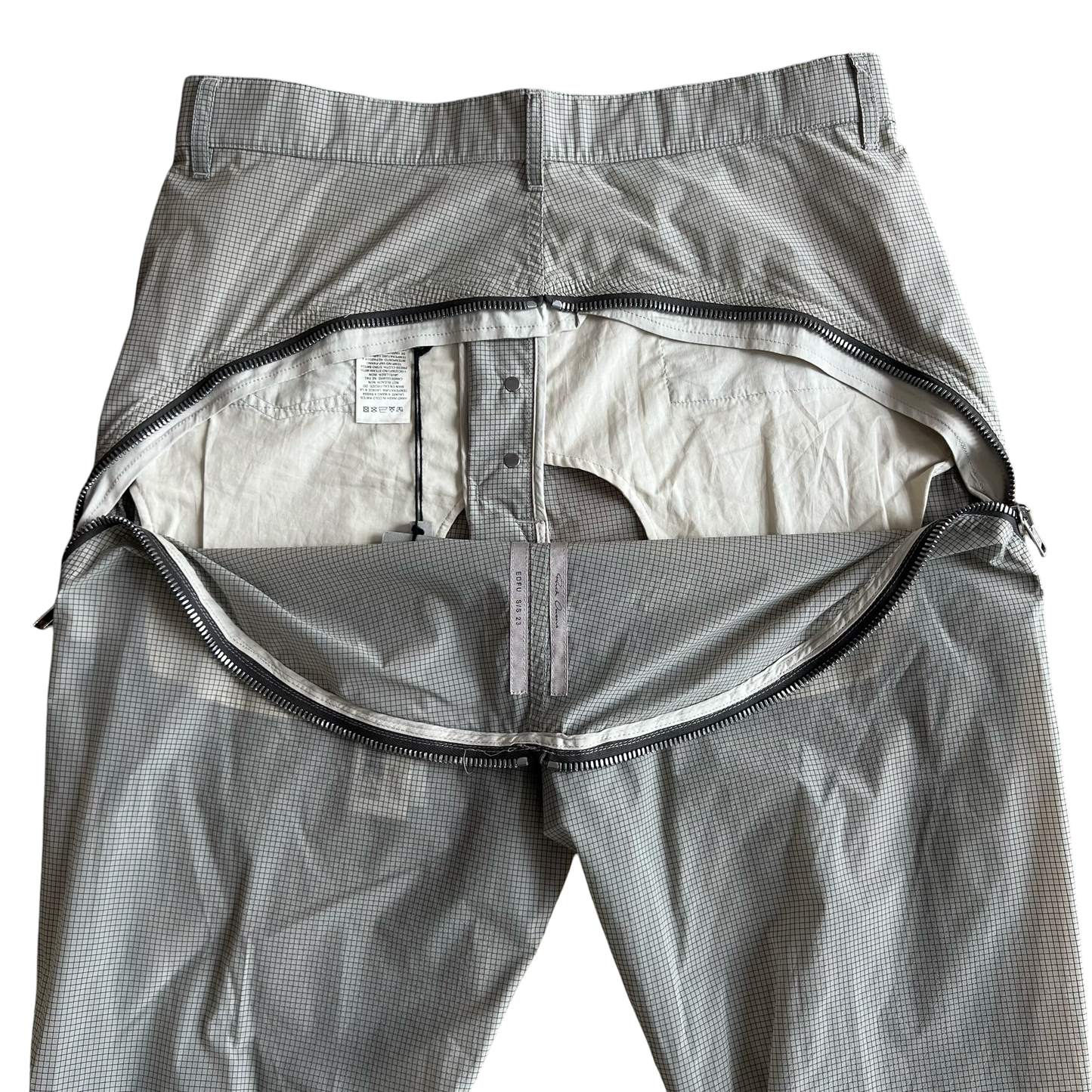 Rick Owens Semi Sheer 'Pearl' Banana Bolan Pants SS23 SZ 32