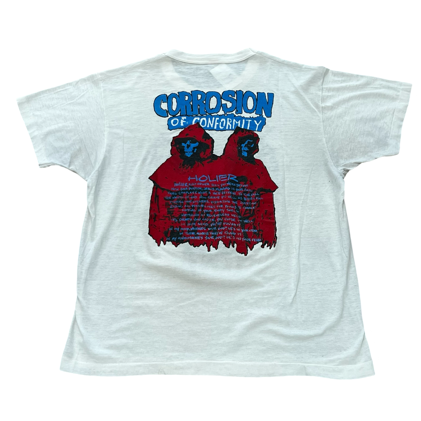 Vintage Corrosion Of Conformity Holier 80s T-Shirt SZ XL
