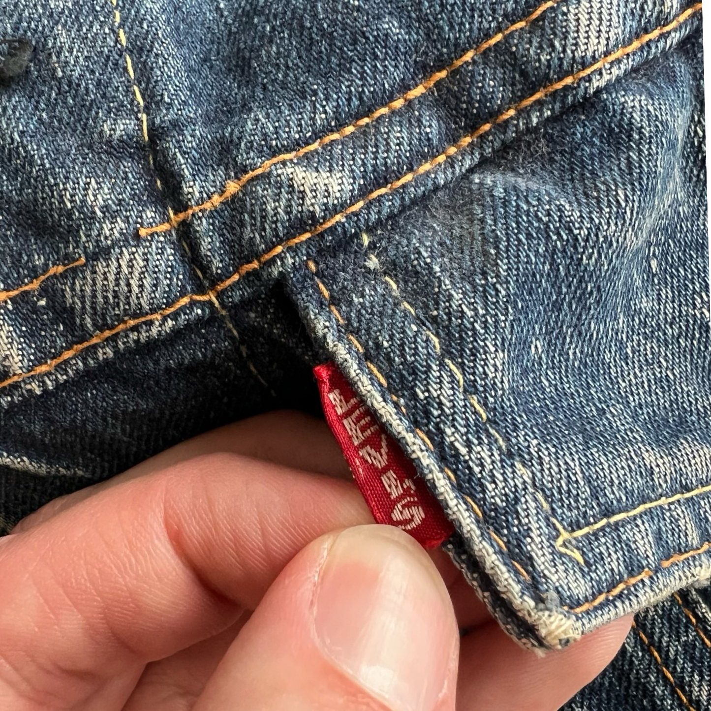 Vintage 60s Big E 70505-0217 Custom Levis Type 3 521 Denim Jacket SZ L
