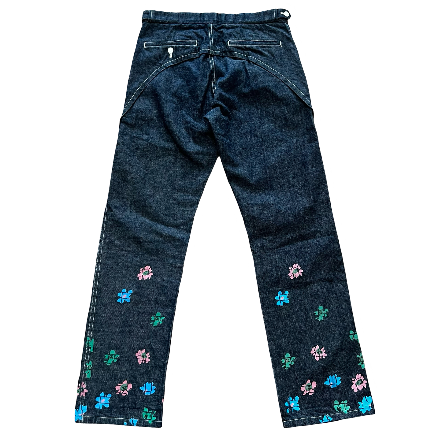 Comme des garçons Flower Denim SS02 Sz 30