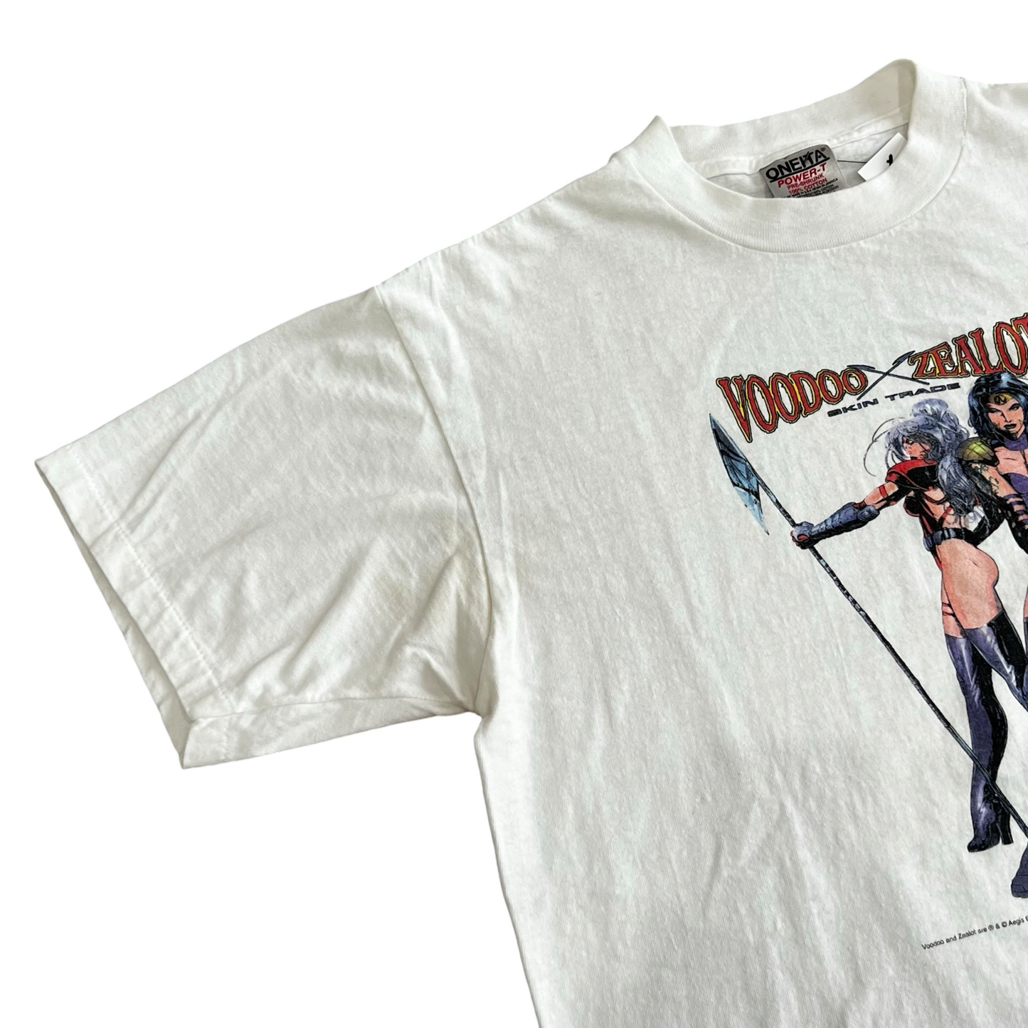 Vintage Voodoo & Zealot Skin Trade 1995 Comic Image T-Shirt SZ L