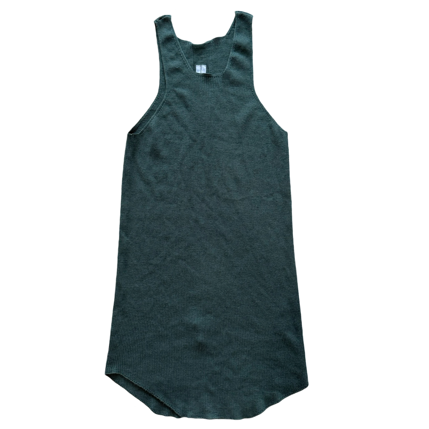 Rick Owens Women's Green Tank Top FW17