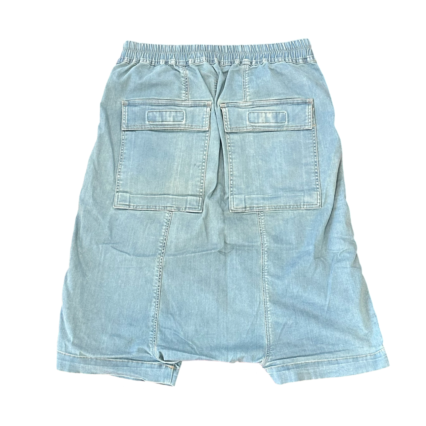 Rick Owens ‘Soft Blue’ Pod Shorts SS20 Sz S