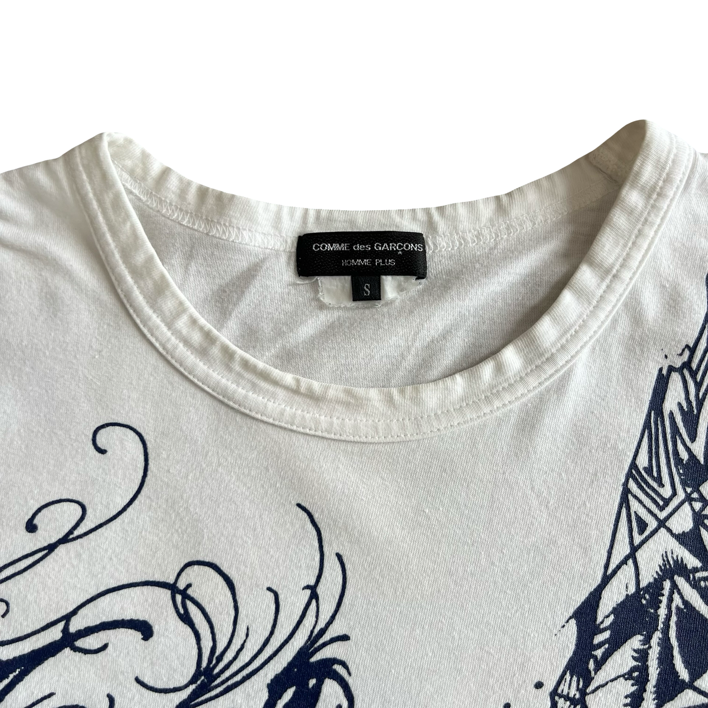 Comme des garçons Full Print T-shirt SZ Small