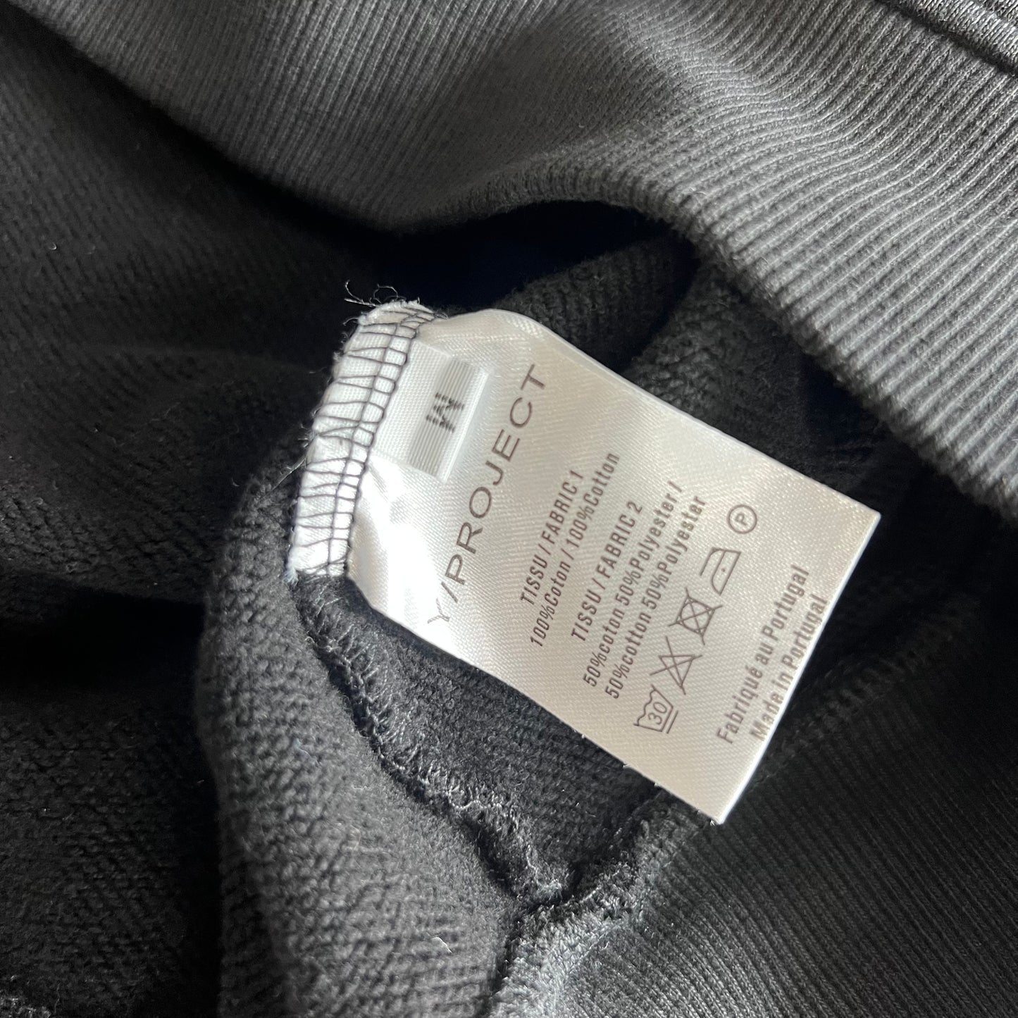 Y/Project Pinched Crewneck SZ M