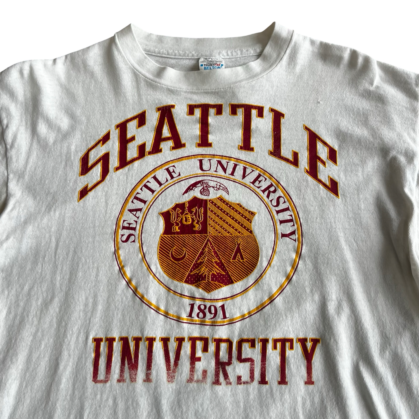 Vintage 70s Seattle University Crest T-Shirt SZ L