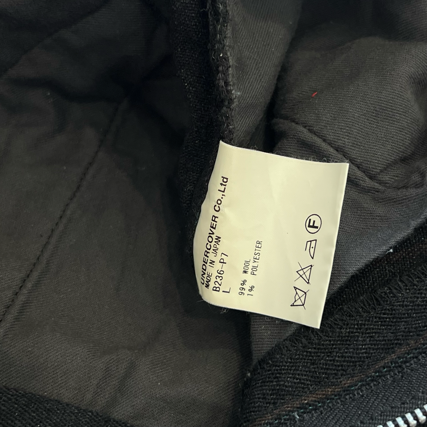 Undercover Wool Pinstripe Pants SZ L