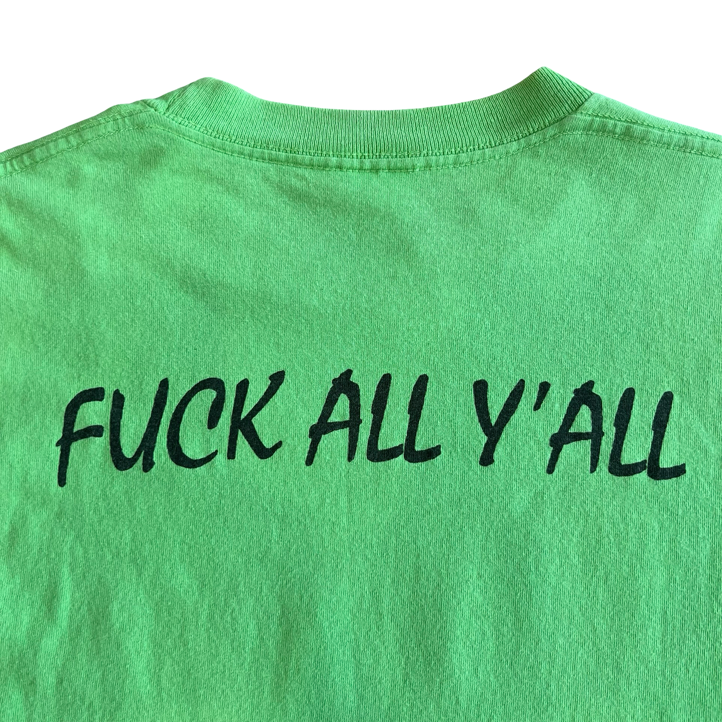 Supreme Green ‘Parental Advisory’ T-shirt AW08 SZ M