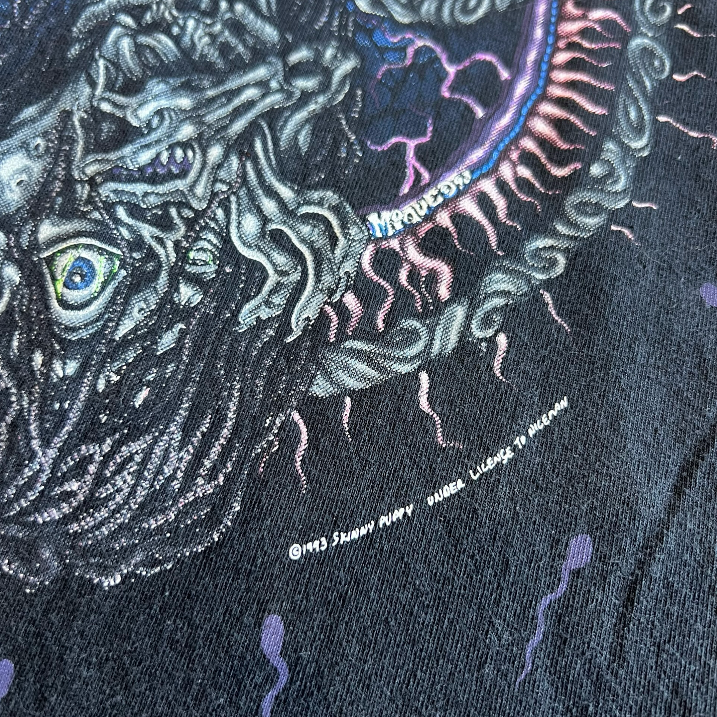 Vintage 90s Skinny Puppy 1993 Band T-Shirt SZ L
