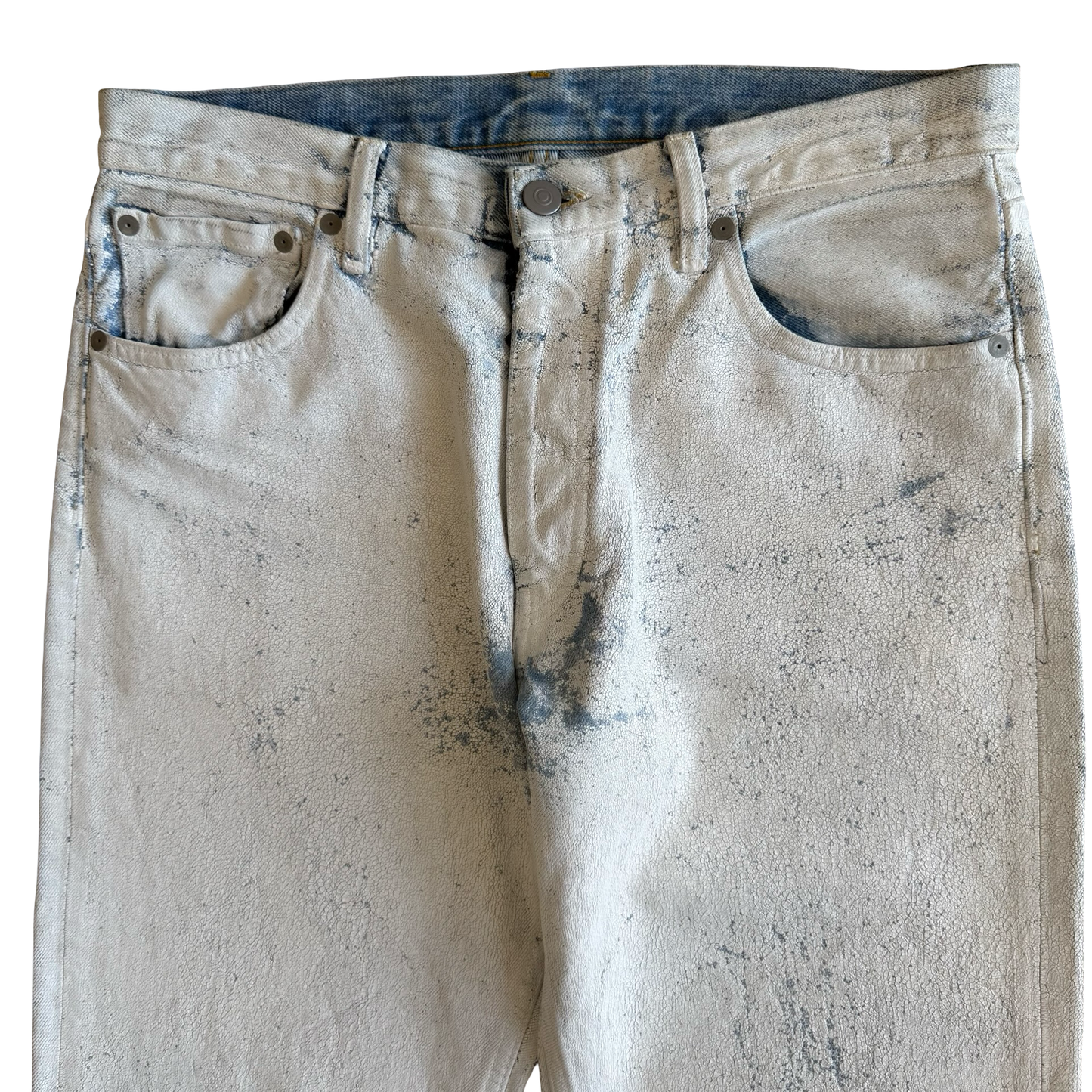 Margiela White Painted Denim SZ 31