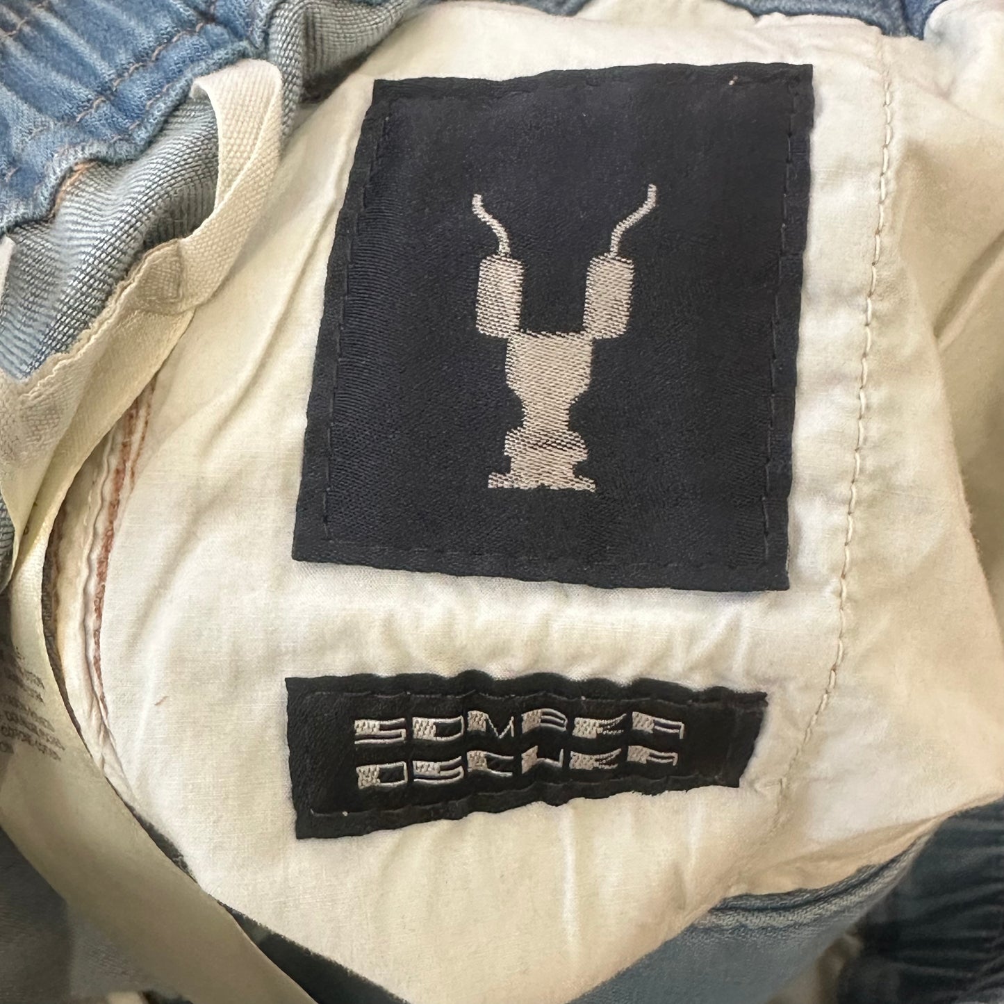 Rick Owens ‘Soft Blue’ Pod Shorts SS20 Sz S